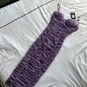 Fashion Nova Need you in my life runched dress